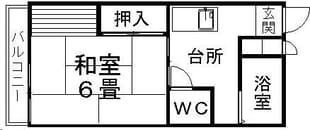 コーポ栗原の物件間取画像